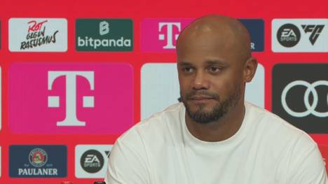 Bei der Pressekonferenz nach dem Bayern-Sieg gegen den HSV spricht Trainer Vincent Kompany über das kommende Champions-League-Spiel gegen den FC Chelsea.