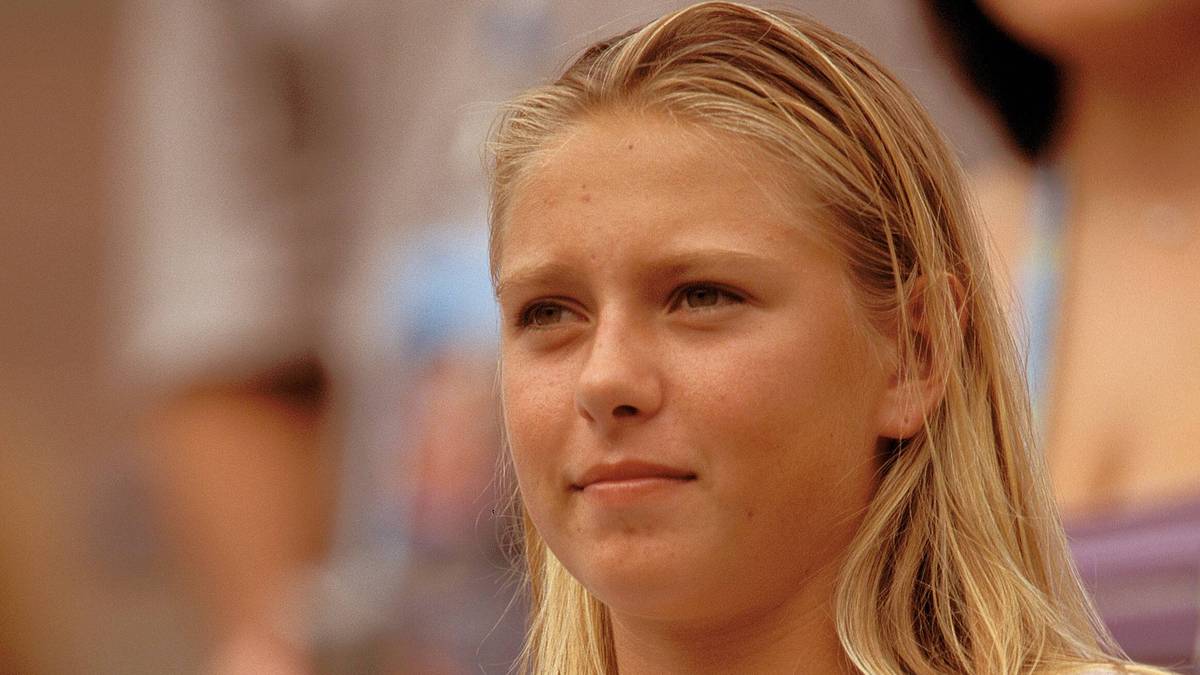 Bei den US Open 2001 schaut sie sich auf der Tribüne die Spiele ihrer Idole an