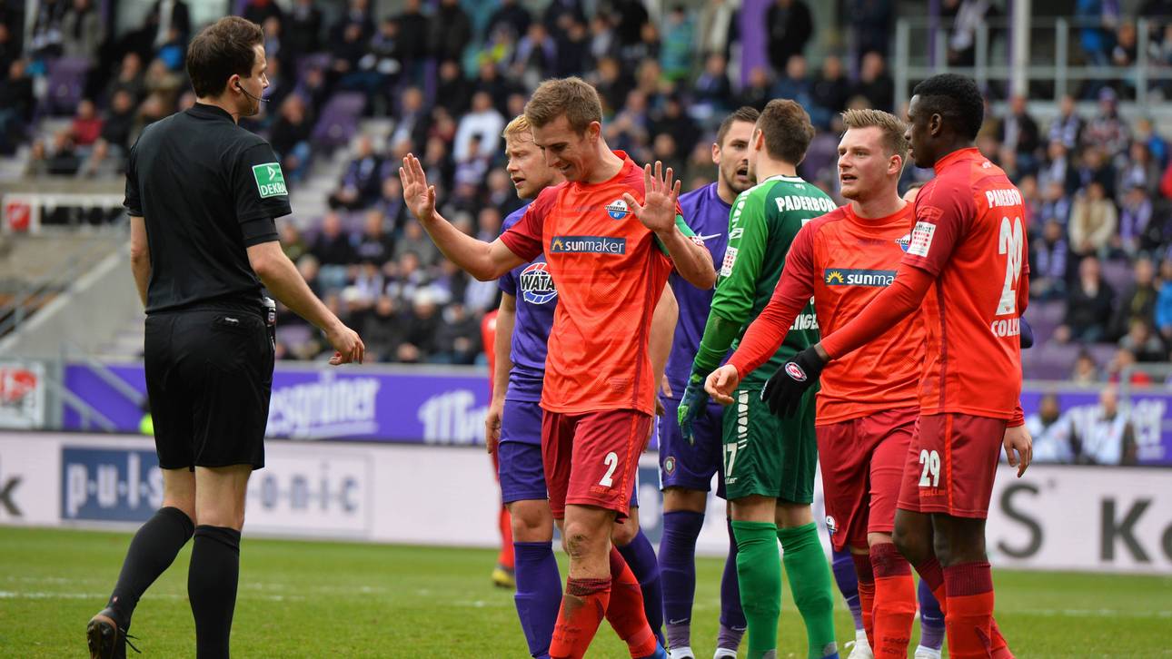 Aue siegt dank umstrittenem Rot