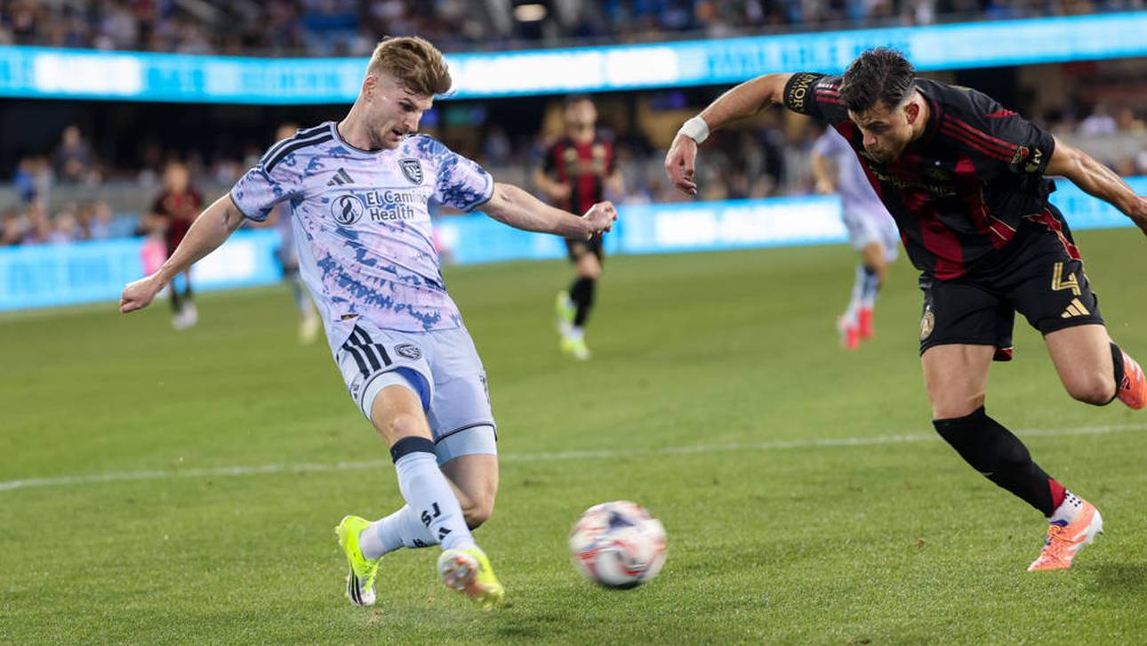 Timo Werner (l.) liefetrte bei seinem Debüt für die San Jose Earthquakes gleich eine Vorlage