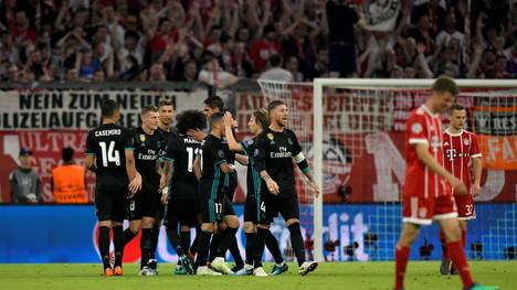 Der FC Bayern unterliegt Real Madrid in der Allianz Arena