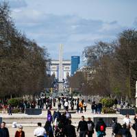 Der gewählte Standort im Jardin des Tuileries vor dem Louvre-Museum soll die Olympiabesucher in Paris anlocken.