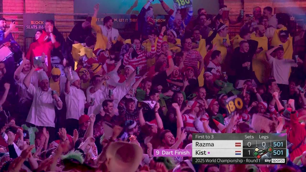 Der größte Glückspilz der Darts-WM