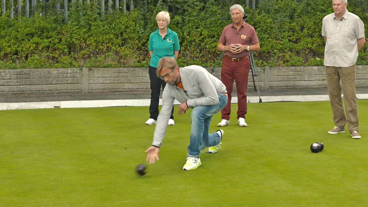 Klopp spielt Boule mit Liverpool-Fans