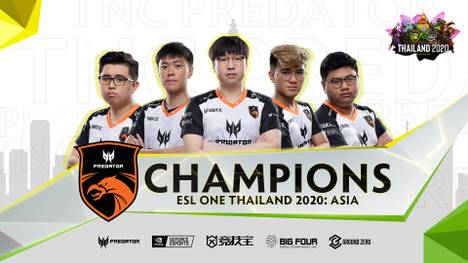 TNC Predator gewinnt ESL One Thailand - Asia Division