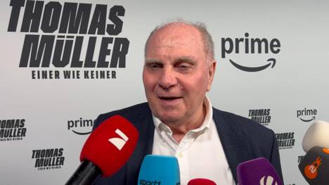Bei der Kino-Premiere "Thomas Müller - Einer wie Keiner" spricht Bayerns Ehrenpräsident Uli Hoeneß über den Traum vom Champions-League-Finale im eigenen Stadion.