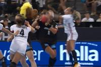 Lange Zeit hatten die deutschen Handballfrauen gegen Ungarn alles im Griff. Nach einer Roten Karte gegen Ungarn, hatten die DHB-Frauen mehr vom Spiel und sahen wie der sichere Sieger aus. In der Schlussphase wurde die Partie noch einmal spannend. 