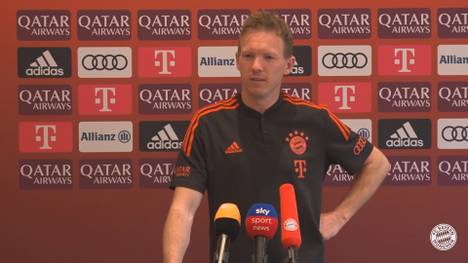 Julian Nagelsmann vom FC Bayern München zeigt sich zufrieden mit dem aktuellen Trainingslager des FC Bayern. 