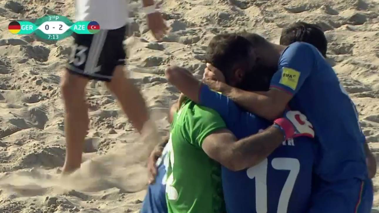 Deutschland patzt im Beach Soccer