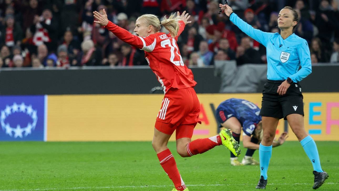 Jubel in der Allianz Arena: Pernille Harder