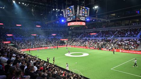 Das Final Four der Baller League findet wieder im Düsseldorfer PSD Bank Dome statt 