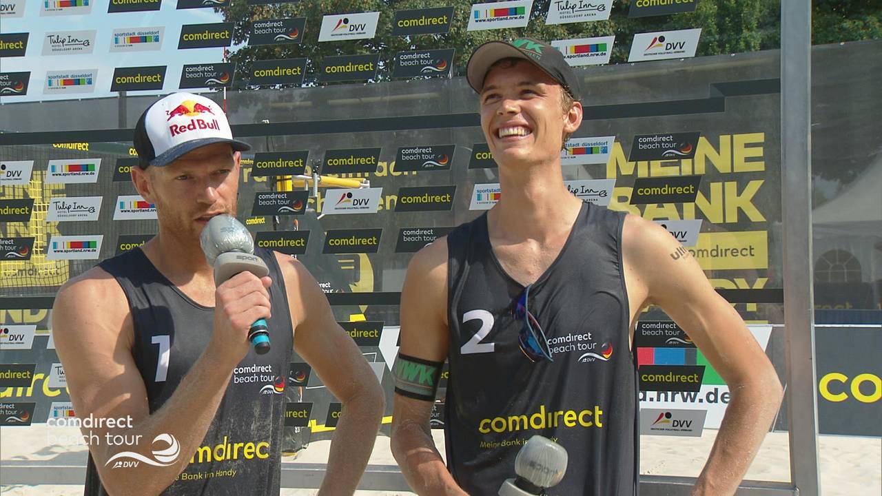 Beachvolleyball: Thole/Brouwer im Interview nach Turniersieg