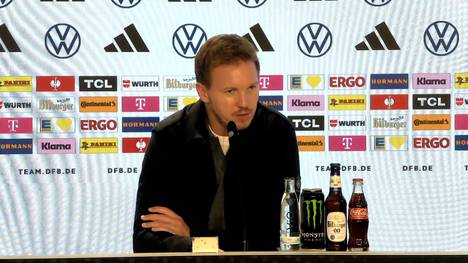 Julian Nagelsmann hat Joshua Kimmich im WM-Qualifikationsspiel gegen Luxemburg als Rechtsverteidiger aufgestellt - auf der Pressekonferenz nach dem Spiel erklärt der Bundestrainer seine Entscheidung.