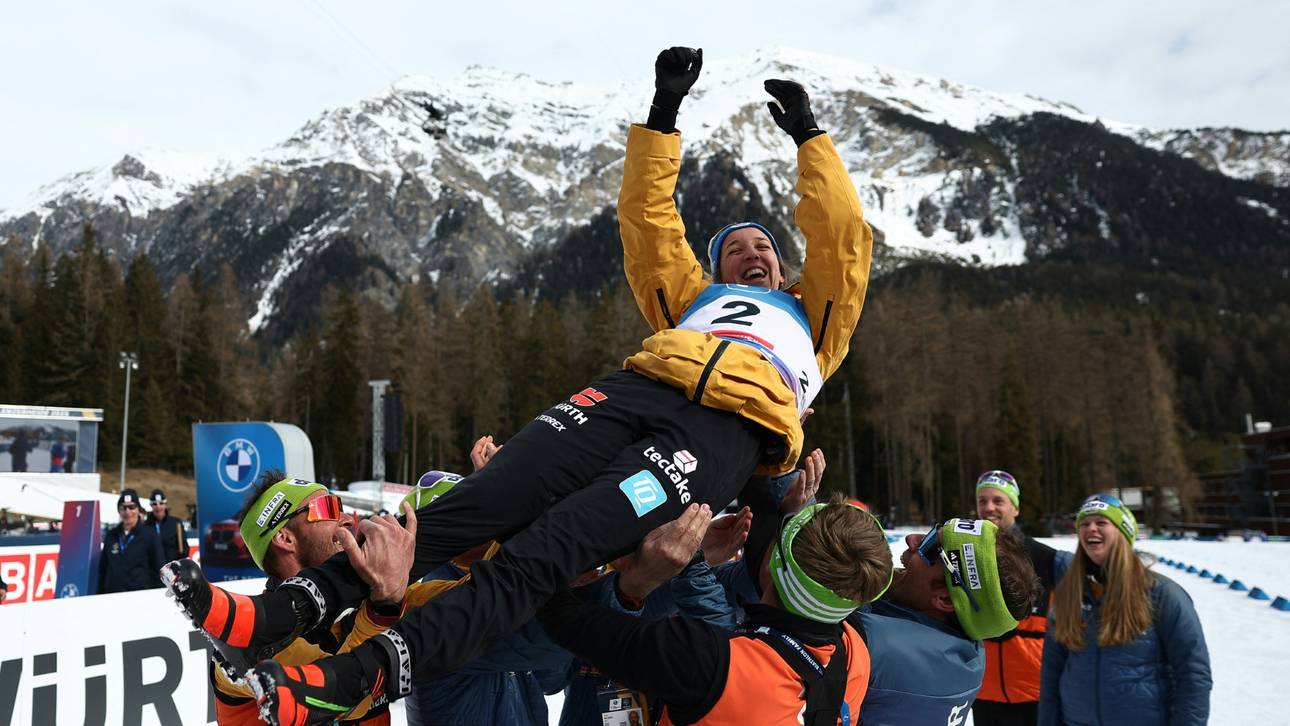 Nach Gold: Preuß darf Trainer Röiseland die Haare schneiden