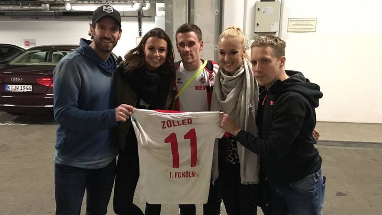 Zoller feiert mit Lisicki und Pocher