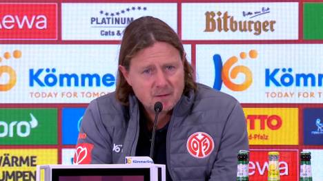 Dank einer deutlichen Leistungssteigerung in der zweiten Halbzeit erkämpft sich Mainz gegen Hoffenheim noch einen Punkt. Das desolate Verhalten seiner Mannschaft zu Beginn kann Trainer Bo Henriksen nicht nachvollziehen.