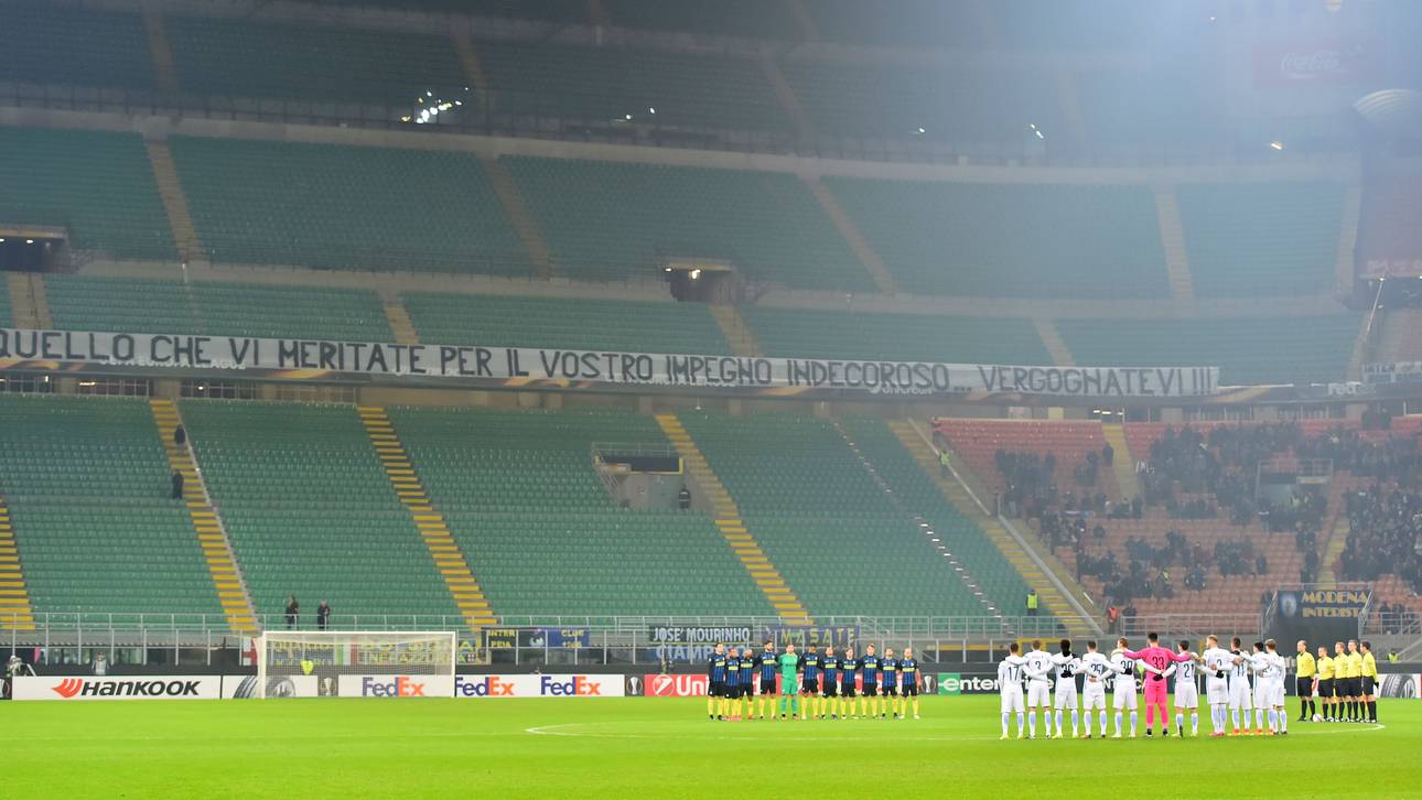 Fans zeigen Inter kalte Schulter