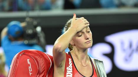 Petra Kvitova scheiterte bei den Australian Open bereits in der 2. Runde