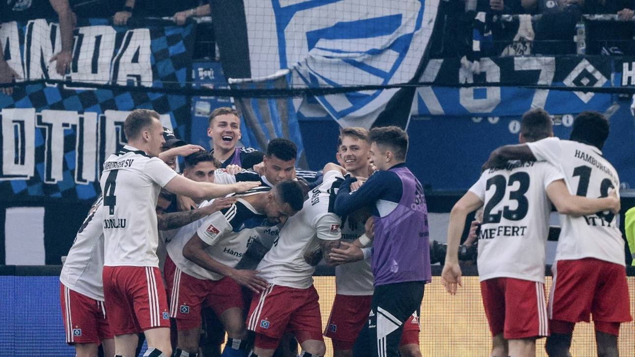 HSV siegt im Hamburger Stadtderby und springt auf Platz zwei