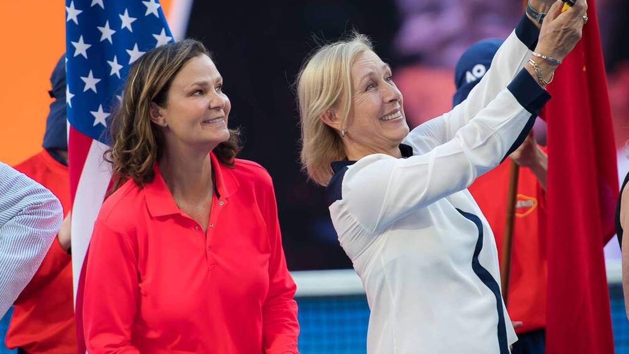 Pam Shriver und Martina Navratilova bei einem Wiedersehen im Jahr 2019