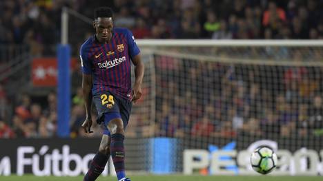 Yerry Mina machte für den FC Barcelona nur fünf Pflichtspiele