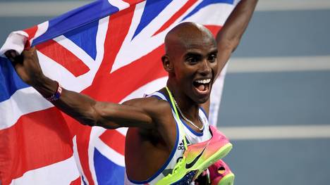 Mohamed Farah gewann vier Goldmedaillen bei Olympischen Spielen