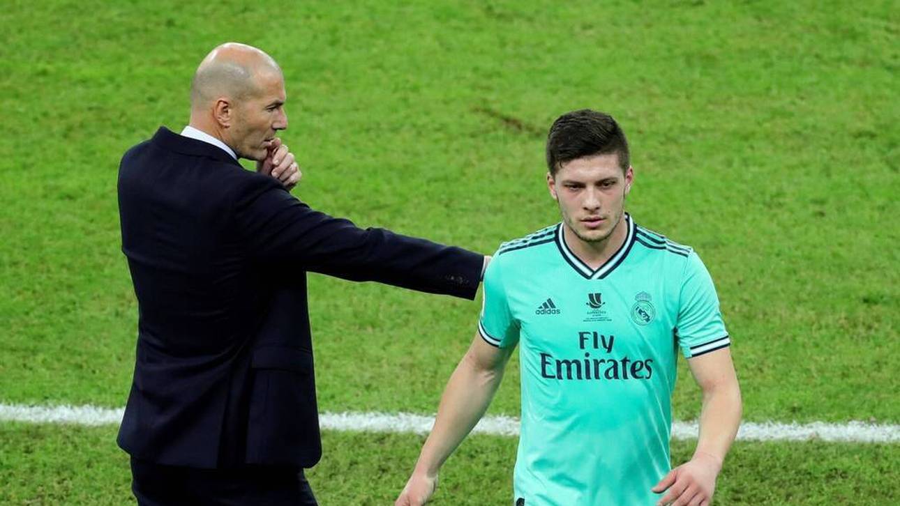 Jović mit kleiner Spitze gegen Zidane