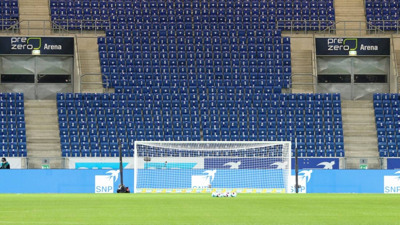 Hoffenheim gegen Frankfurt vor leeren Rängen