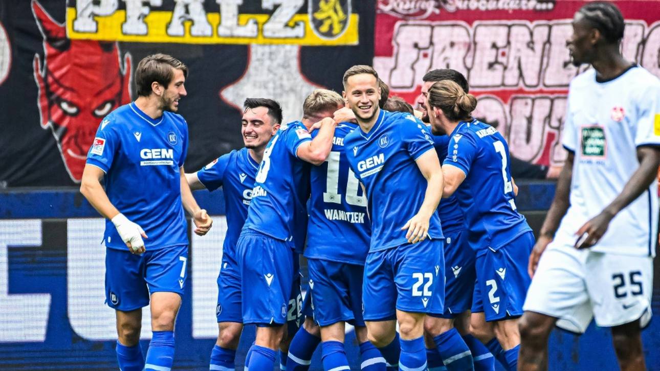 Sieg im Südwestderby: KSC zieht am FCK vorbei