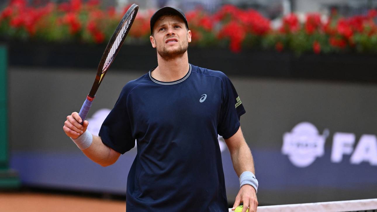 Deutsches Tennis-Ass in Rom raus