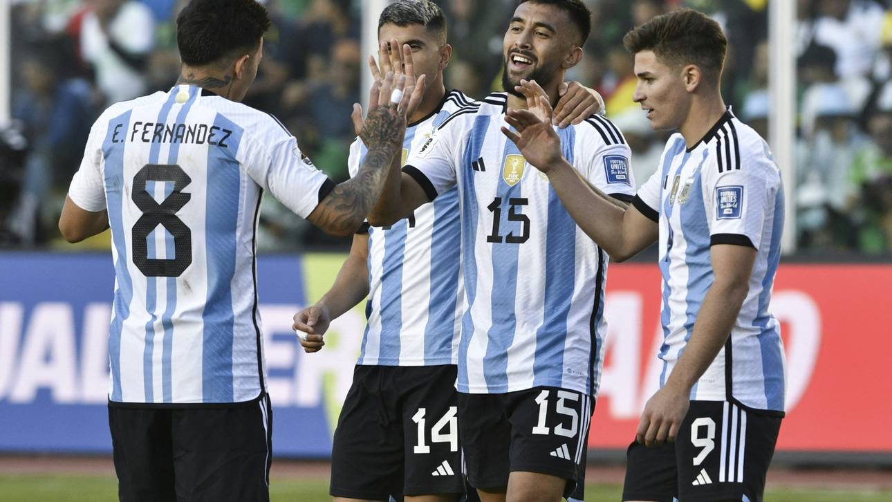 Argentinien siegt auch ohne Messi
