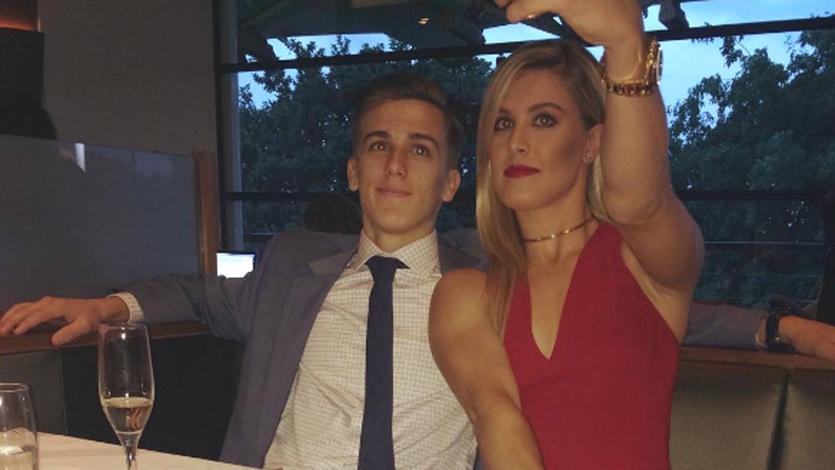 ...und ihrem kleinen Brüderchen William Bouchard an ihrer Seite