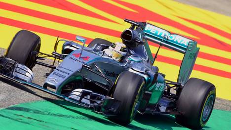 Lewis Hamilton fuhr die Bestzeit im 3. Training in Budapest