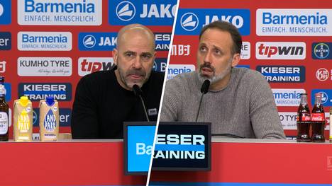 Bei der Gala von Leverkusen gegen den VfB Stuttgart gibt es mal wieder strittige Szenen im Strafraum. Die beiden Trainer fordern klarere Regeln bei Handelfmetern.