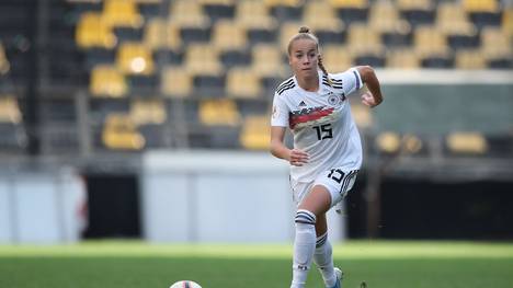 Giulia Gwinn steht im Kader der deutschen Nationalmannschaft für den Algarve Cup 