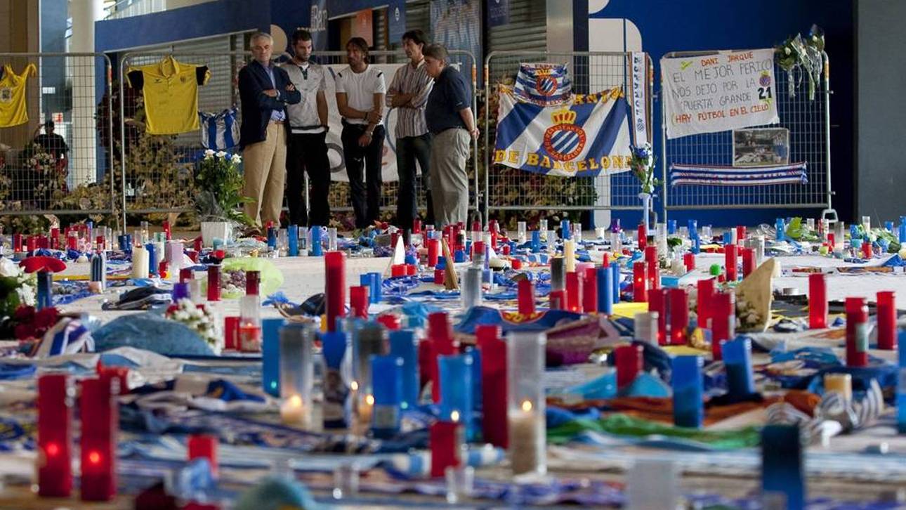 Die Fans von Espanyol Barcelona trauerten um Daniel Jarque