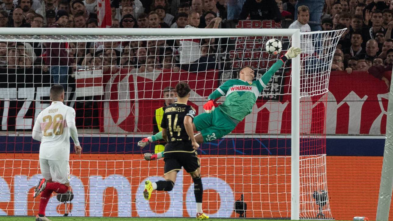 Alexander Nübel war beim Freistoß von Kaan Kairinen chancenlos