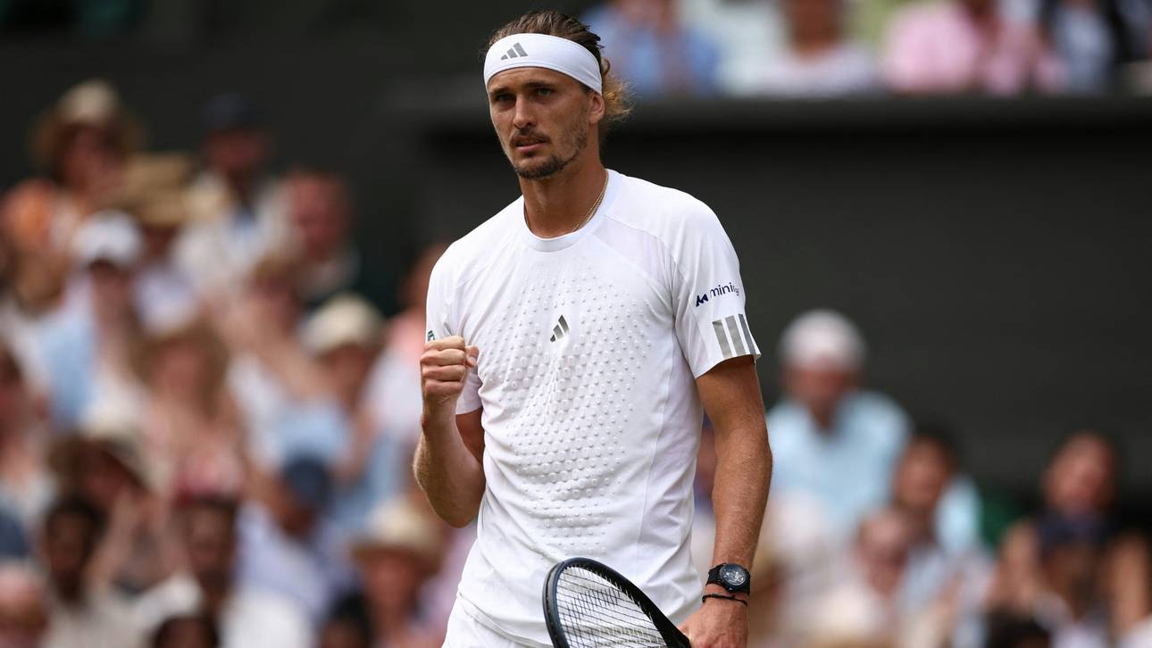 Sieg gegen Fery: Zverev im Finale von Wimbledon