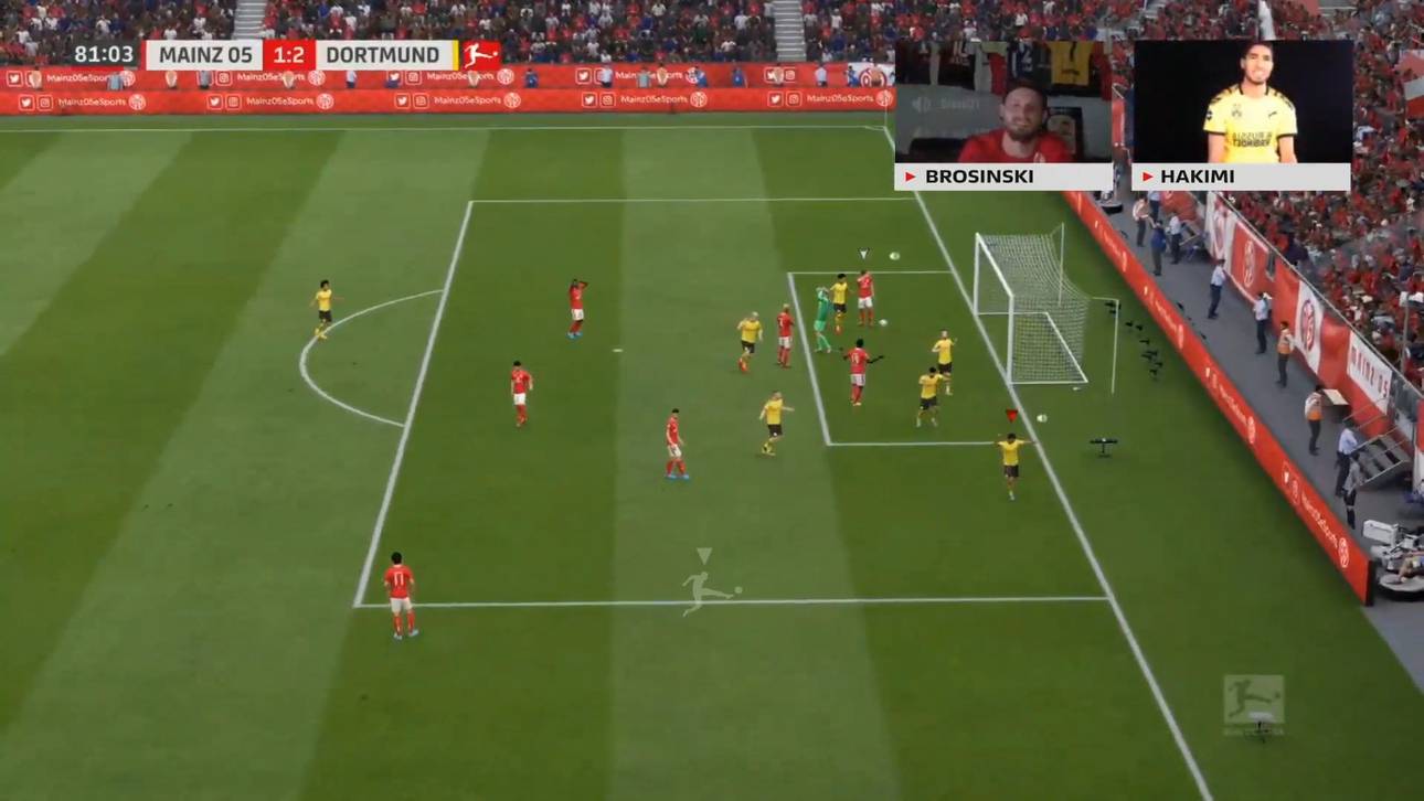 Hakimi verpasst virtuellen BVB-Sieg