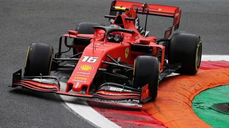 Charles Leclerc war im Training der schnellste Fahrer in Monza