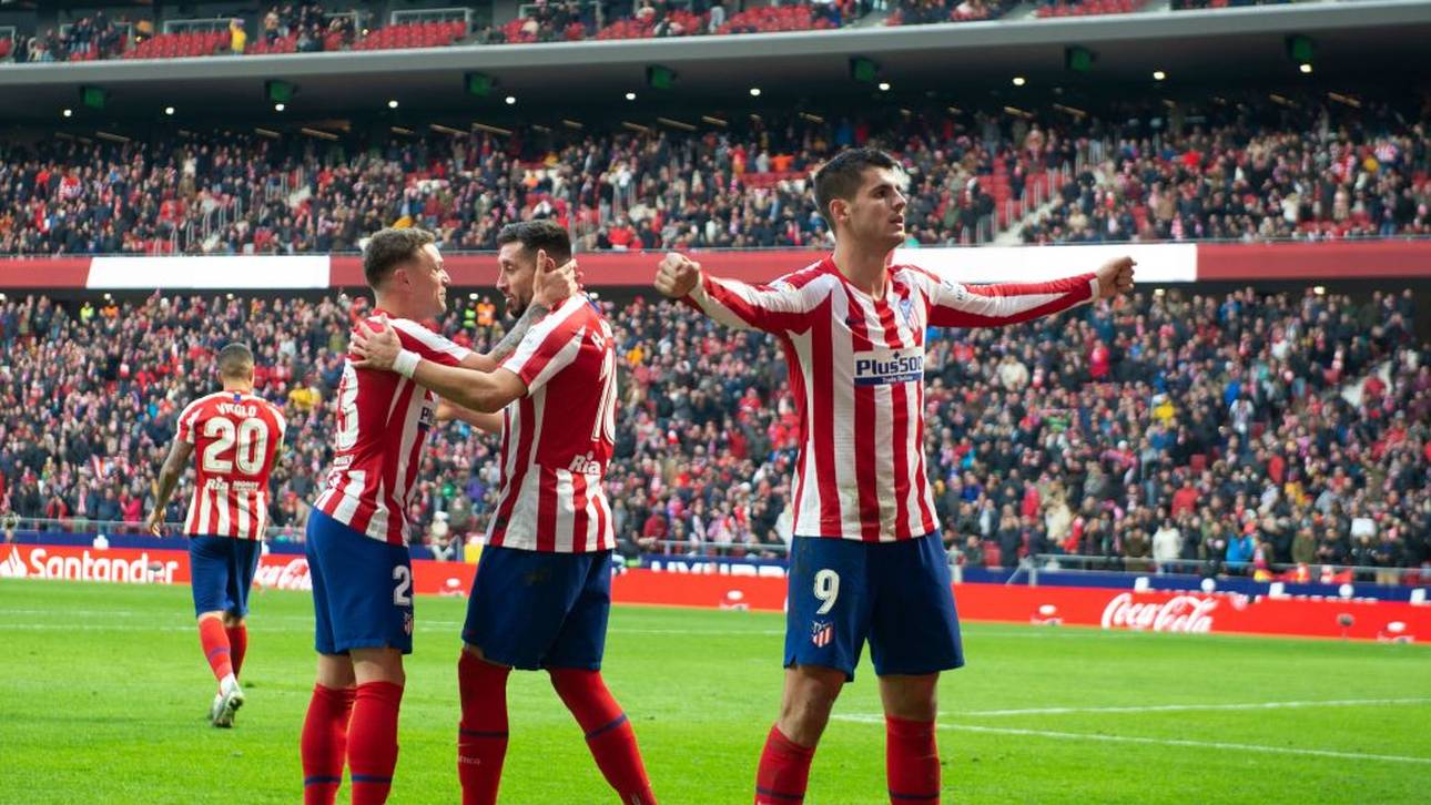 Atletico bleibt am Spitzen-Duo dran