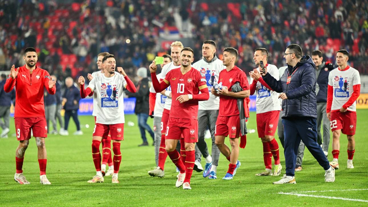 Serbien zittert sich zum EM-Ticket