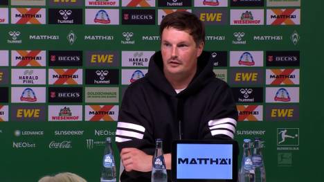 Beim Nordderby zwischen Werder Bremen und dem Hamburger SV regnet es rote Karten. HSV-Trainer Merlin Polzin äußert sich zu den drei Platzverweisen seiner Mannschaft. 