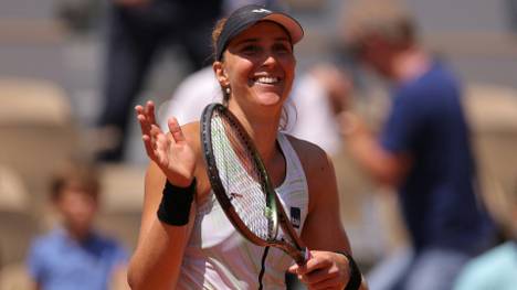 Beatriz Haddad Maia feiert den Halbfinaleinzug bei den French Open