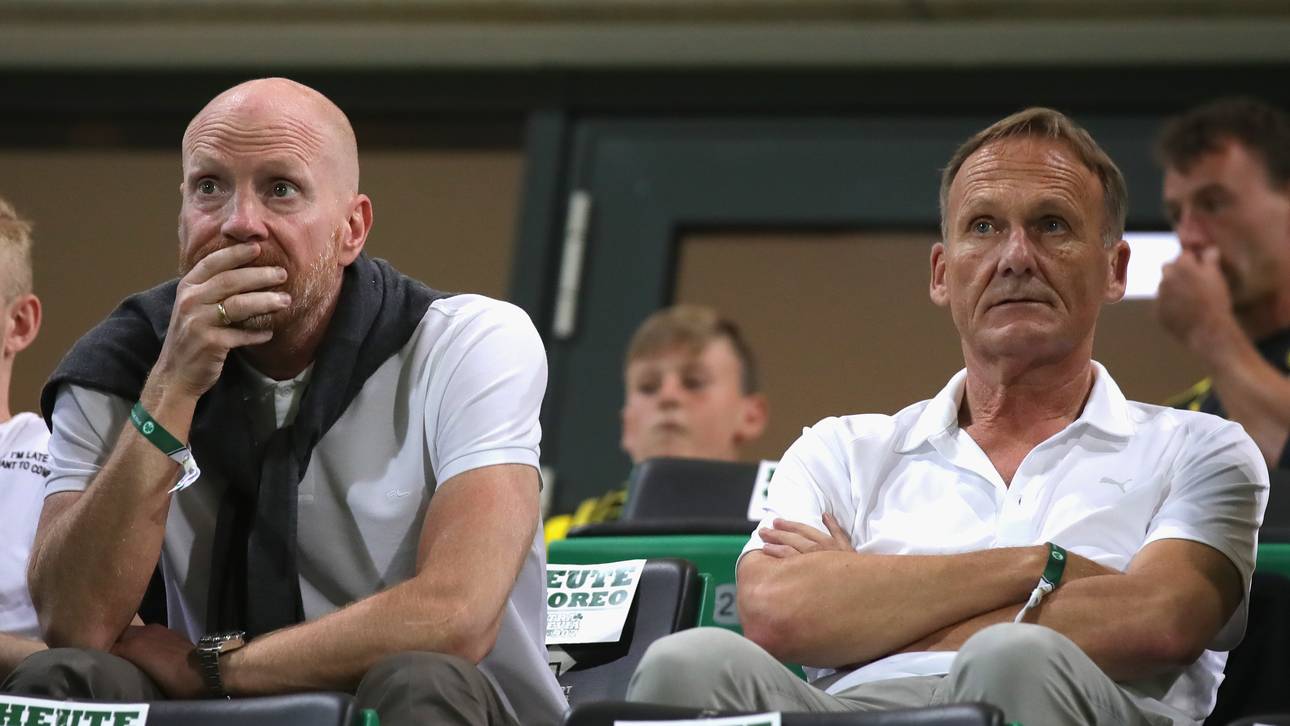 Matthias Sammer (l.) arbeitet als externer Berater mit BVB-Geschäftsführer Hans-Joachim Watzke zusammen