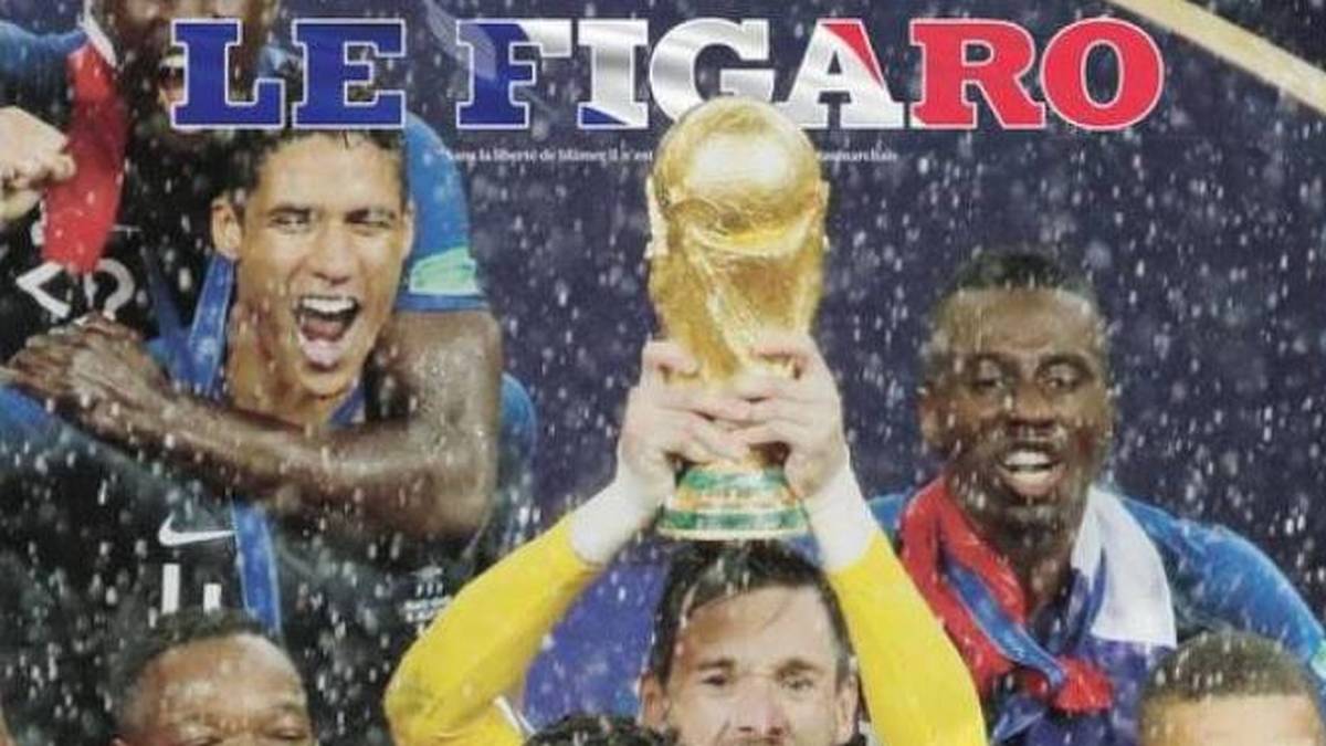 LE FIGARO: "Der Tag des Ruhmes ist gekommen. Es ist nicht nur eine Mannschaft, sondern ein ganzes Volk, das mit der Trikolore bekleidet ist und sich heute als Weltmeister fühlt. In einer Zeit, in der der Individualismus vorherrscht, ist dieser Triumph zu einem kollektiven Projekt geworden"