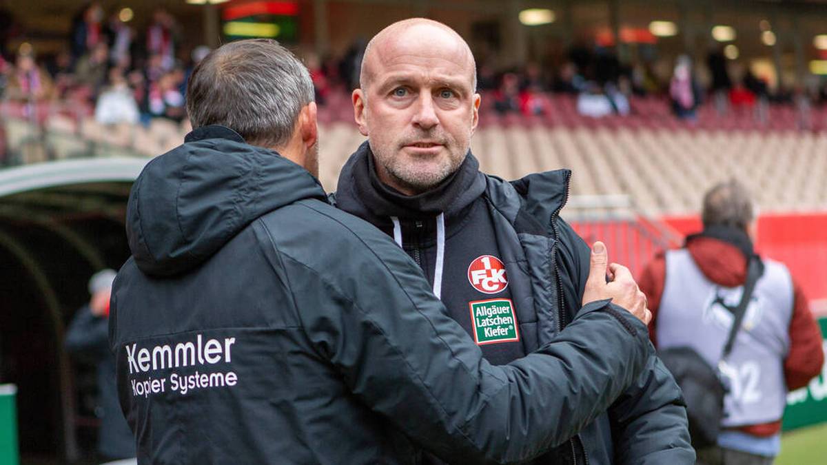 FCK-Trainer Marco Antwerpen (r.) und Co Trainer Frank Döpper wurden freigestellt