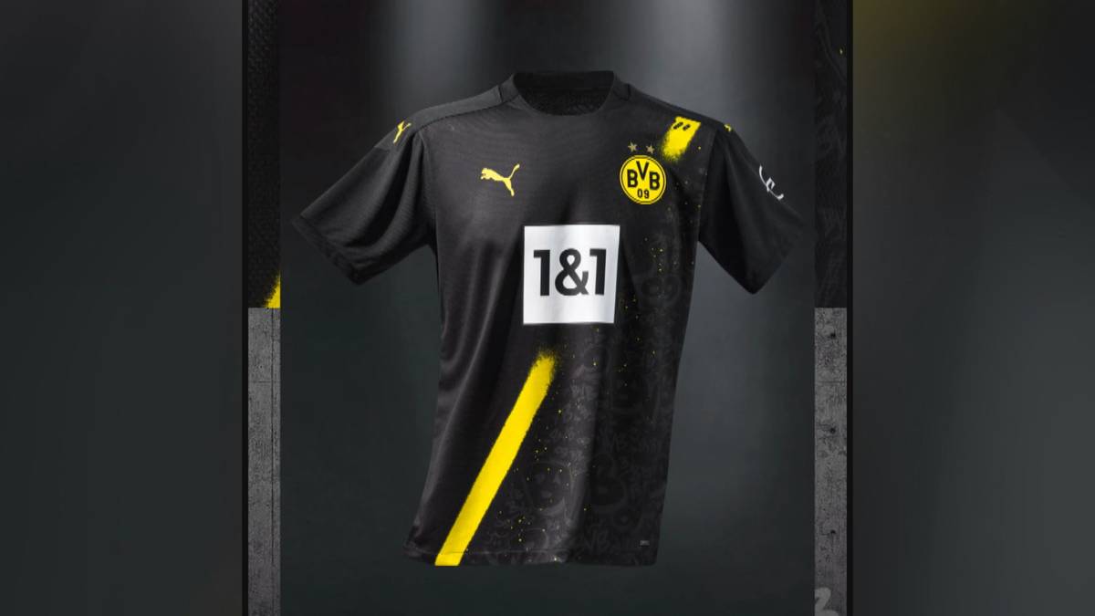 Im Graffiti-Look: Borussia Dortmund präsentiert neues Auswärtstrikot 