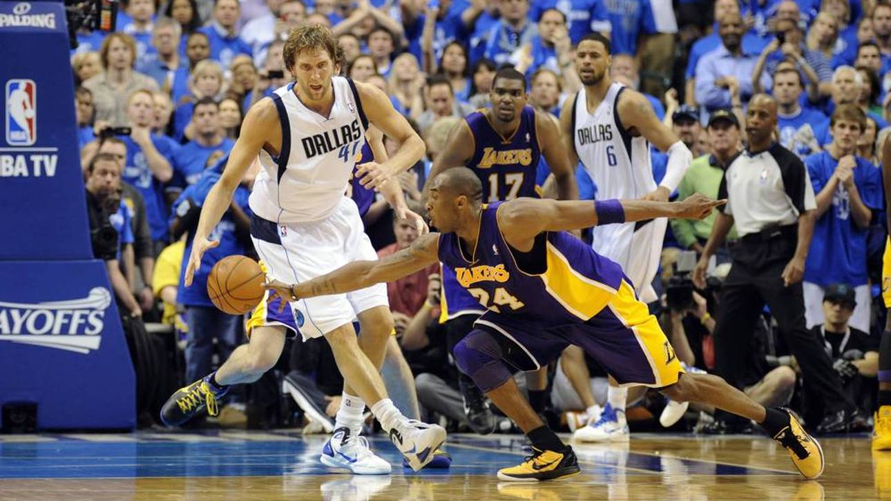 Dirk Nowitzki sweepte mit den Dallas Mavericks die LA Lakers um Superstar Kobe Bryant