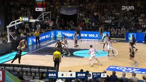 Spiel Highlights zu Basketball Löwen Braunschweig - Telekom Baskets Bonn